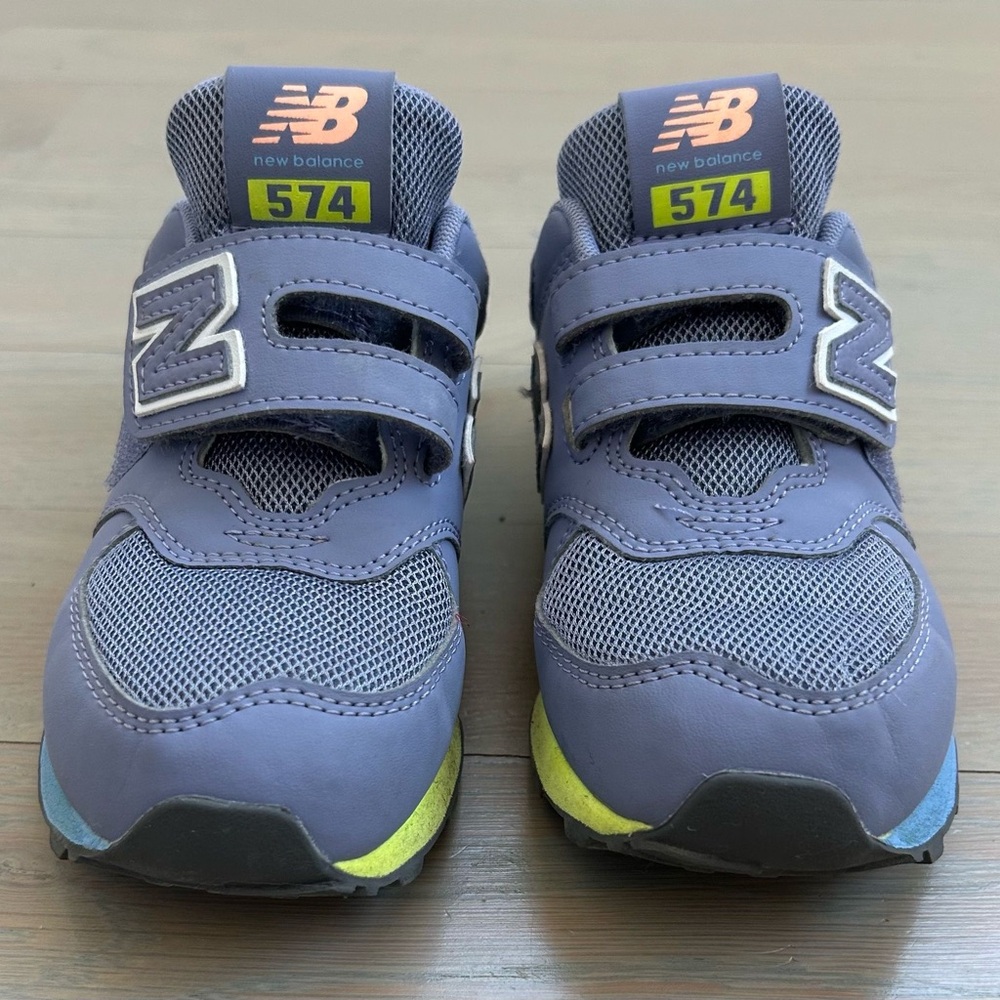 New Balance 574 hook and strap kids / toddler size 12.5 M